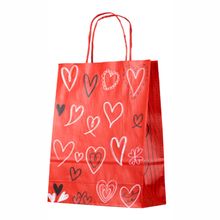 Sacola Kraft Amore M 17,5x8,5x21,5cm - LC Embalagens