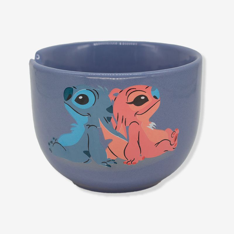Bowl com Hashi Stitch e Angel Namorados - Disney