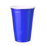 Copo Americano Descartável 400ml Azul - 25 Un
