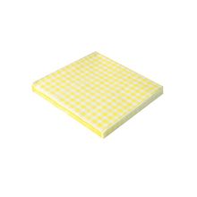Guardanapos de Papel Folha Dupla 24cm Amarelo - 20 Un