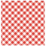 TNT Para Decoração de Festa Junina - Xadrez Vermelho - 1,40x1,00 Metro