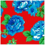 Tecido para Decoração de Festa Junina - Chita Vermelha - 2,00x1,00 Metro