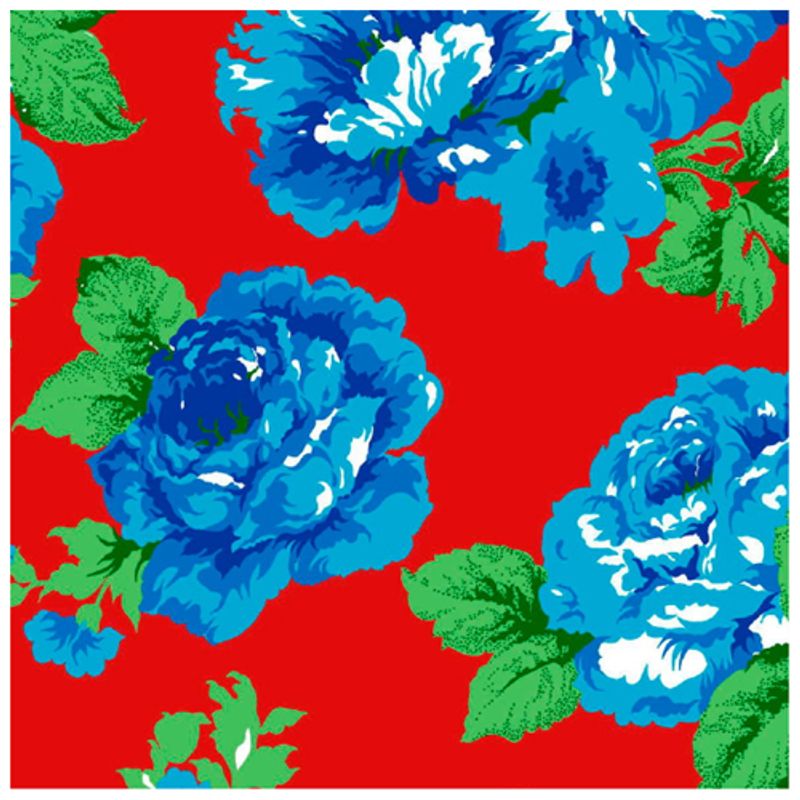 Tecido para Decoração de Festa Junina - Chita Vermelha - 2,00x1,00 Metro