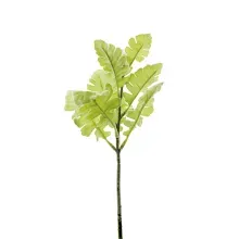 Folhas Decorativas Permanentes - Buquê Folhagem 32cm Verde - 6 Buquês