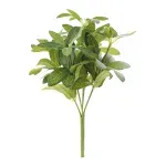 Folhas Decorativas Permanentes - Buquê Folhagem 22cm Verde - 6 Buquês