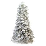 Árvore de Natal Tulum Nevada 2,40 Metros com 1086 Hastes - 1 Un