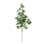 Flores Decorativas Permanentes - Hera X132 92cm Verde - 6 Hastes