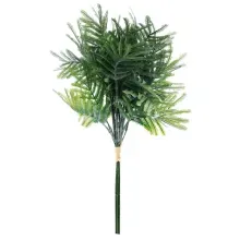 Flores Decorativas Permanentes - Ramalhete Samambaia 56cm Verde - 6 Ramalhetes
