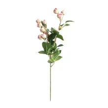 Flores Decorativas Permanentes - Haste de Rosas X15 70cm Rosa Claro - 6 Hastes