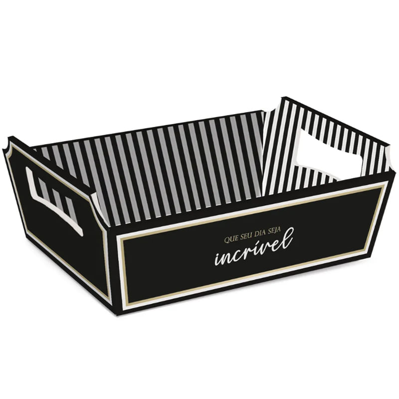 Kit Cesta de Cartão Maison G 33x23,5x10,5cm - 10 Un