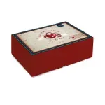 Kit Caixa Retangular Realce Amor Real G 30x20x11,5cm - 10 Un