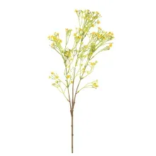 Flores Decorativas Permanentes - Wallflower X36 72cm Amarelo - 6 Hastes