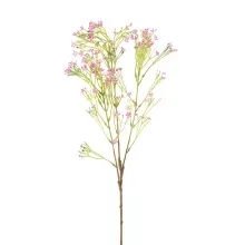 Flores Decorativas Permanentes - Wallflower X36 72cm Rosa - 6 Hastes