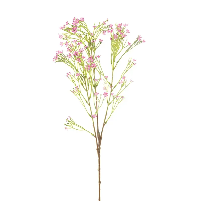 Flores Decorativas Permanentes - Wallflower X36 72cm Rosa - 6 Hastes