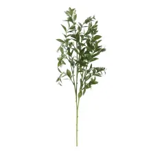 Folhas Decorativas Permanentes - Pick Folhagem 64cm Verde Escuro - 6 Buquês