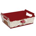 Kit Cesta de Cartão Amor Real M 22x15x9cm - 10 Un