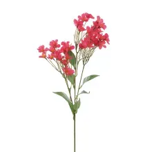 Flores Decorativas Permanentes - Haste Flores 73cm Rosa - 6 Hastes