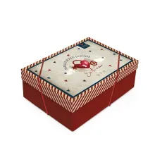 Kit Caixa Retangular com Tampa Amor Real P 24x18x8cm - 10 Un