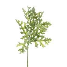 Folhas Decorativas Permanentes - Buquê Folhagem 34cm Verde - 6 Buquês