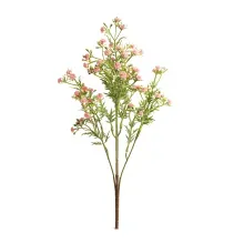 Flores Decorativas Permanentes - Buquê Star Flower X20 42cm Rosa - 6 Buquês