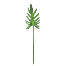 Folhas Decorativas Permanentes - Costela de Adão 84cm Verde - 6 Hastes