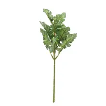 Folhas Decorativas Permanentes - Buquê Folhagem 32cm Verde - 6 Buquês