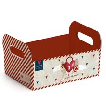 Kit Caixote de Cartão Amor Real G 25x19x10cm - 10 Un