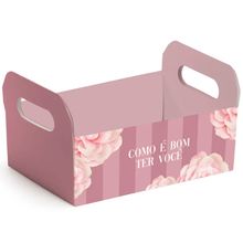 Kit Caixote de Cartão Camélia G 25x19x10cm - 10 Un