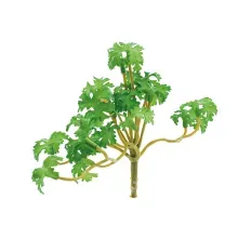 Folhas Decorativas Permanentes - Pick Folhagem 14cm Verde - 6 Buquês