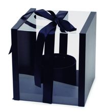 Caixa em Acrílico Liso 26x20x10cm Preto - 1 Un