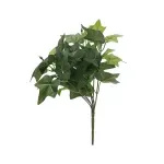 Galhos Decorativos Permanentes - Galho Curto com Folhas Verde 32,5cm - 6 Galhos