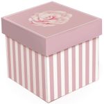 Kit Caixa Cubo Camélia G 17x17x17cm - 10 Un
