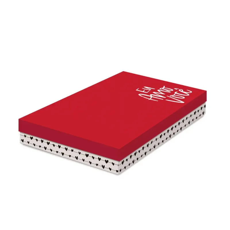Kit Caixa Retangular com Tampa Baixa Sintonia M 30x21x5,5cm - 10 Un