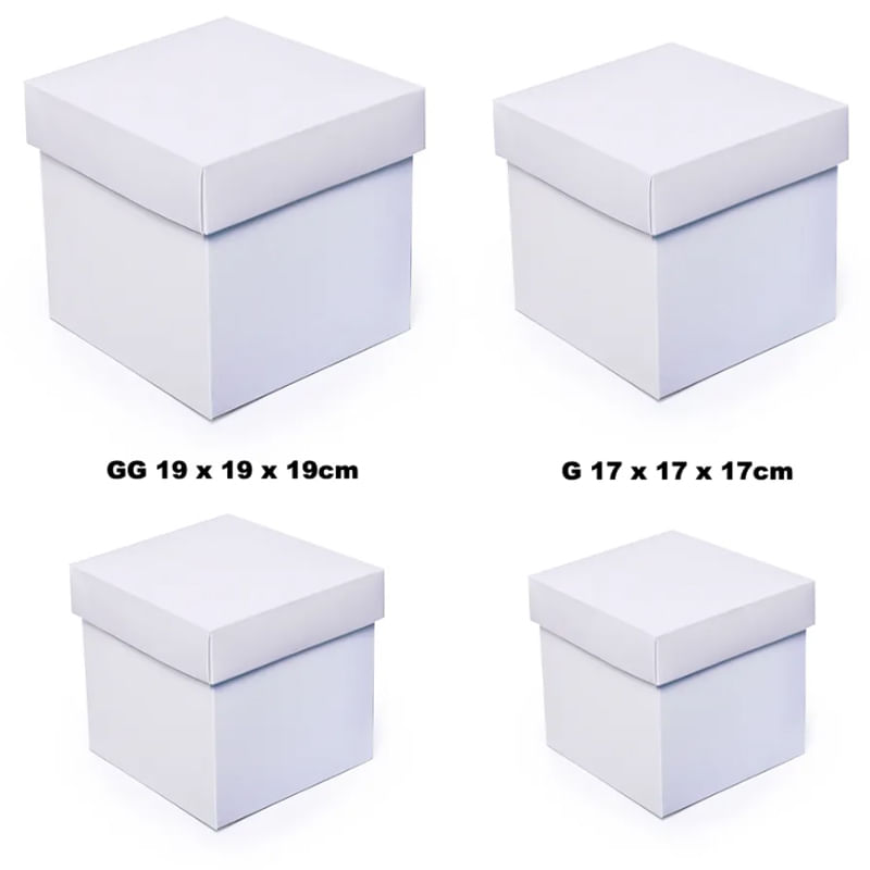 Kit Caixa Cubo com Relevo Caribe P 13x13x13cm - 10 Un