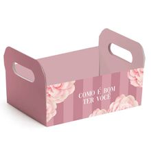 Kit Caixote de Cartão Camélia M 22x15x8cm - 10 Un