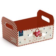 Kit Caixote de Cartão Amor Real M 22x15x8cm - 10 Un