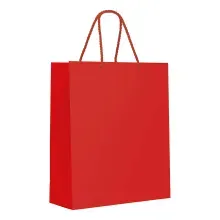 Kit Sacola de Papel Premium Charming Red P 23x19x10cm - 10 Un