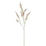 Folhas Decorativas Permanentes - Pick Folhagem e Flores 1,10 Metros Rosa - 1 Haste