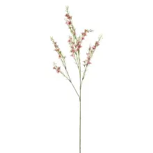 Folhas Decorativas Permanentes - Pick Folhagem e Flores 1,10 Metros Rosa - 1 Haste