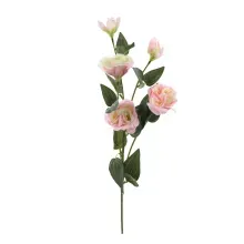 Flores Decorativas Permanentes - Rosas X5 68cm Rosa Claro - 1 Haste