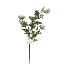 Folhas Decorativas Permanentes - Pick Folhagem e Flores 76cm Rosa Claro - 1 Haste