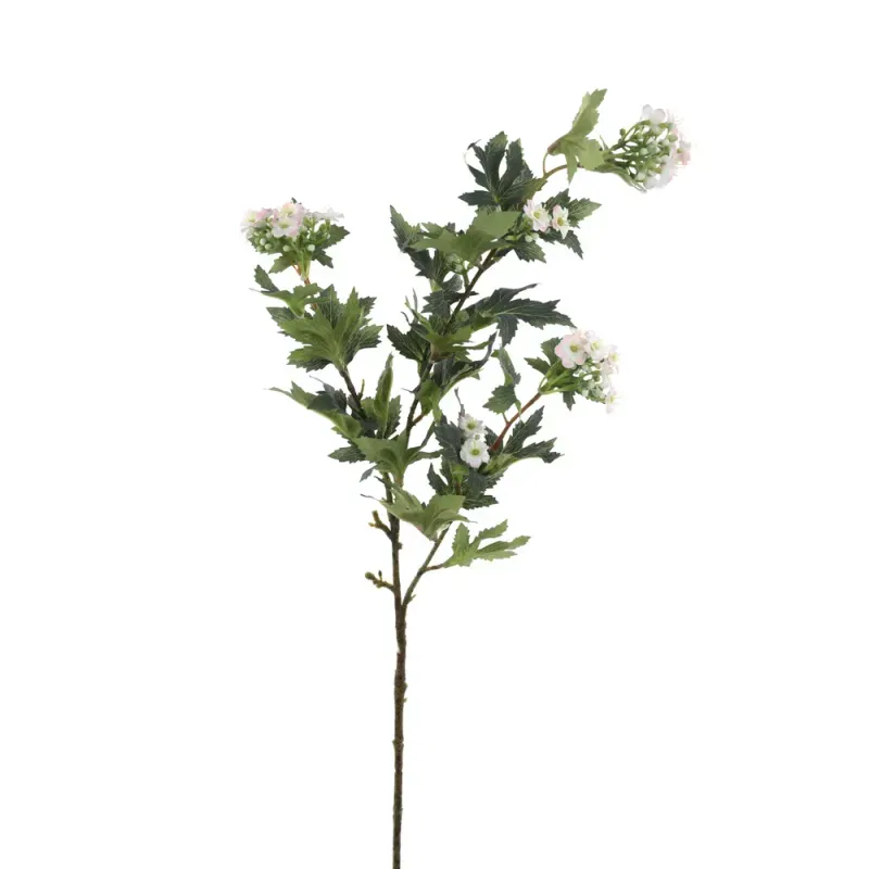 Folhas Decorativas Permanentes - Pick Folhagem e Flores 76cm Rosa Claro - 1 Haste