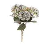 Flores Decorativas Permanentes - Hortênsias X196 41cm Azul - 1 Buquê