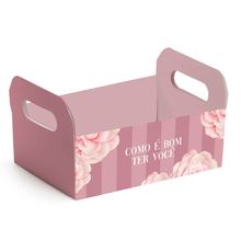 Kit Caixote de Cartão Camélia P 16x10,5x4,5cm - 10 Un