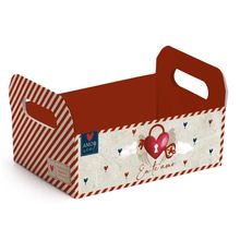 Kit Caixote de Cartão Amor Real P 16x10,5x4,5cm - 10 Un