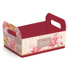 Kit Caixote de Cartão Luiza P 16x10,5x4,5cm - 10 Un