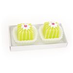 Vela 2 Docinhos Amarelo (Velas Candies) 5x5 - 2 Un