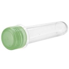 Tubete Grande 12cm com Tampa Verde Claro - 10 Un