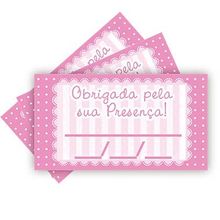 Tags SEM Furo Petit Poá Rosa - 15 Un