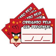 Tags SEM Furo Angry Birds - 15 Un